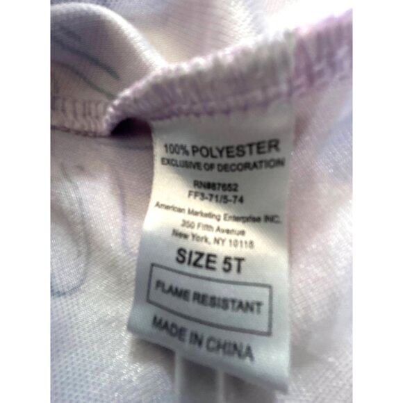 Disney Princess Toddler Girls Night Gown Rapunzel Purple Multi Size 5 - Picture 5 of 6